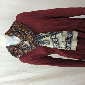 MILA TRENDS INTERNATIONAL LARGE RECTANULAR PAISLEY SCARF